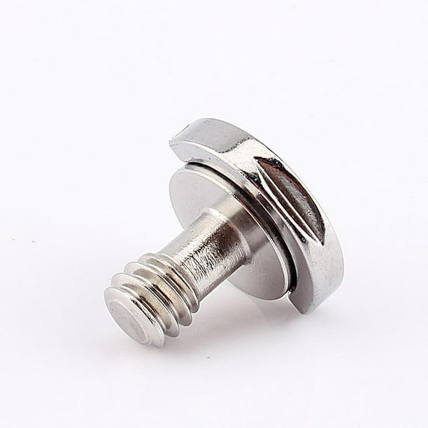 1/4" D-Ring Screw Stainless Steel For Camera Tripod Quick Release Plate Long LC 